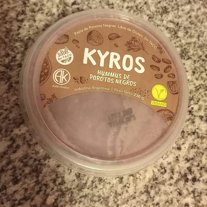 photo of Kyros Hummus de porotos negros shared by @giselle82 on  23 Aug 2023 - review