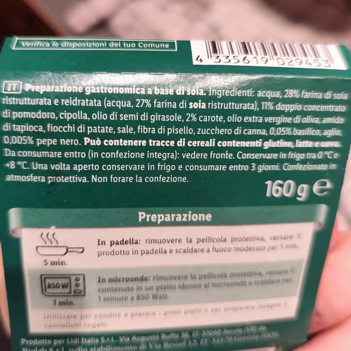 photo of Vemondo Vegù shared by @carliperli on  09 Sep 2025 - review
