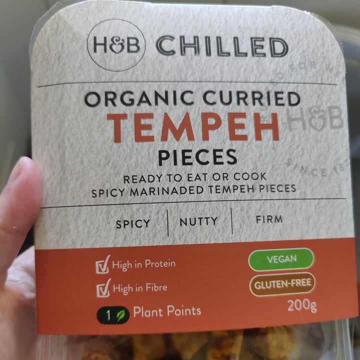 photo of Holland & Barrett Organic Curried Tempeh Pieces shared by @plumesworld on  07 Sep 2023 - review