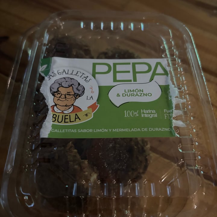 photo of Las galletas de la abuela Pepas Veganas De Limón Y Durazno shared by @evayufera on  07 Feb 2025 - review
