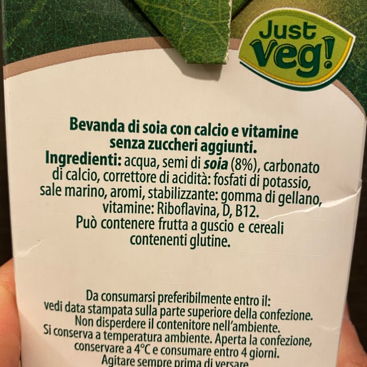 photo of Just Veg! (ALDI Italy) Bevanda di Soia senza zuccheri aggiunti shared by @verina on  01 Feb 2024 - review