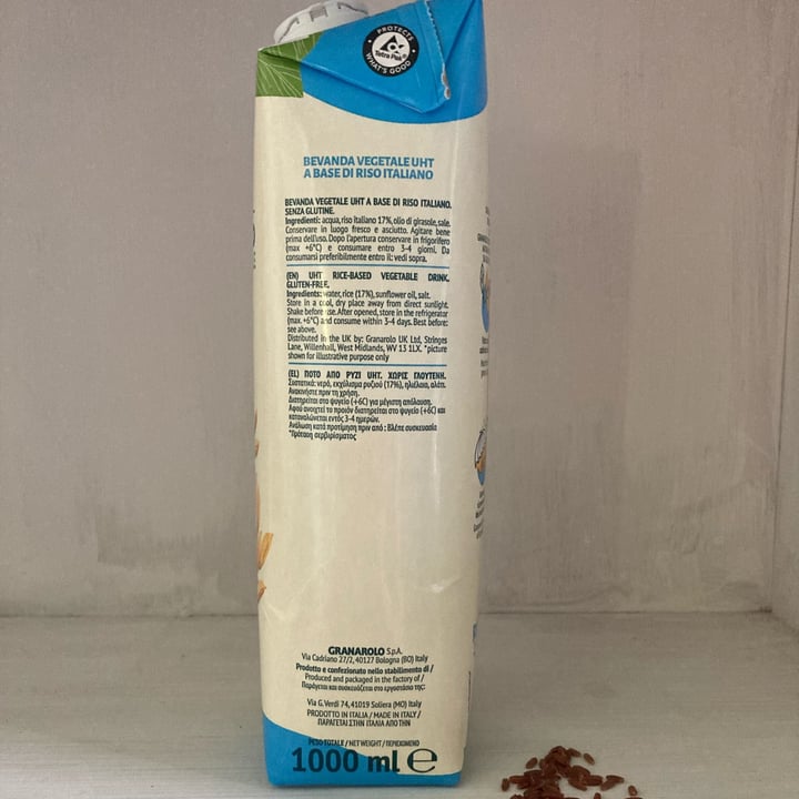 photo of Granarolo bevanda al riso shared by @ilariuccia on  09 Aug 2025 - review