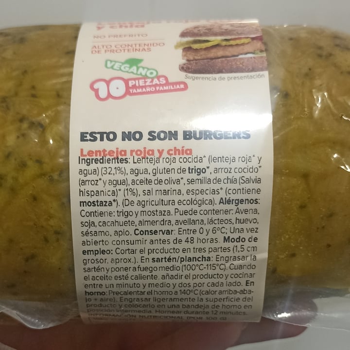photo of Ahimsa esto no son burgers de lenteja roja y chia shared by @leiremarcs on  12 Apr 2025 - review