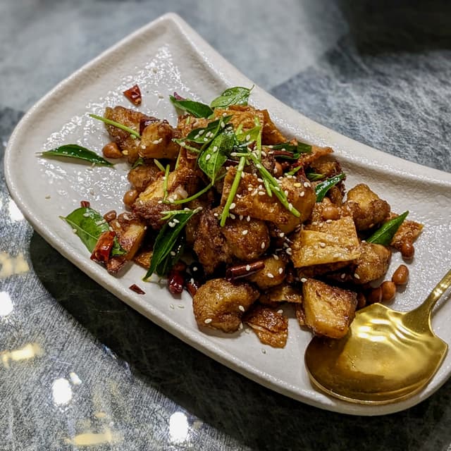 Photo of the dish “Sichuan Style Spicy Monkey Head Mushrooms”