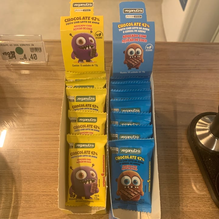 photo of Veganutris Chocolate 42% shared by @vimauro on  30 Sep 2025 - review