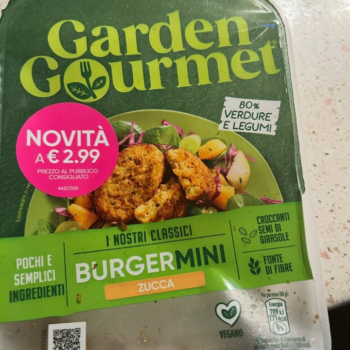 photo of Garden Gourmet Burger mini Zucca shared by @elyvee on  24 Jul 2025 - review
