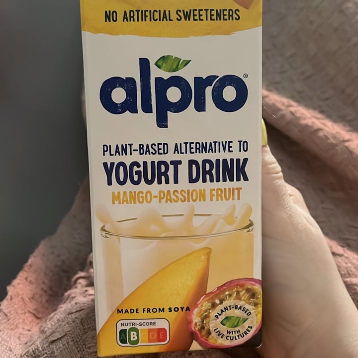 photo of Alpro plant-based alternative to yogurt drink mango-passion fruit shared by @frcasol on  28 Apr 2025 - review