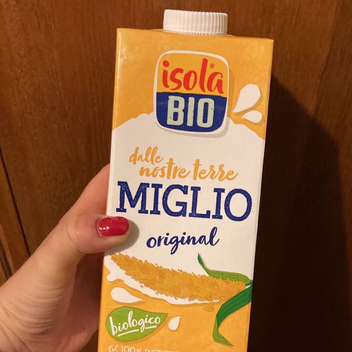 photo of Isola Bio Latte vegetale di miglio shared by @silvietta88 on  30 Sep 2023 - review