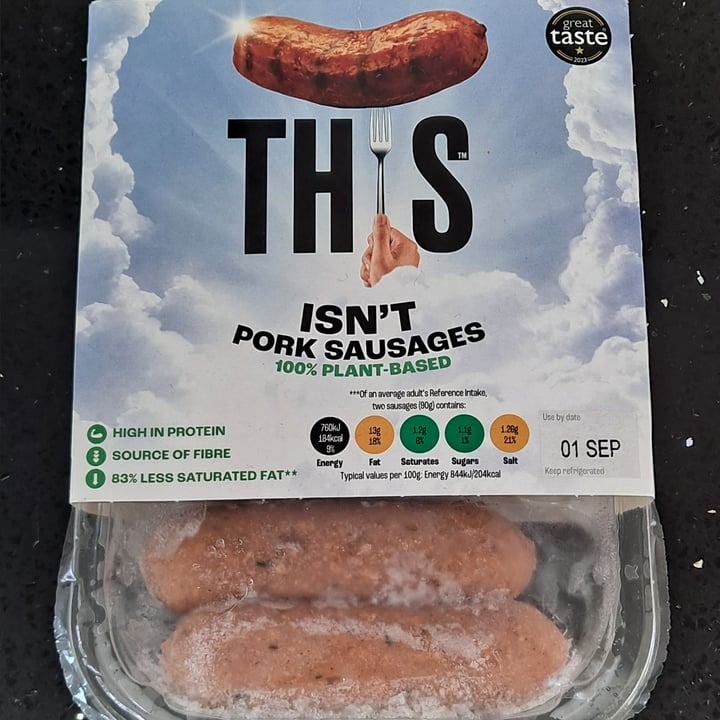 photo of THIS This Isn’t Pork Sausages shared by @outgrowing8carnism on  06 Sep 2025 - review