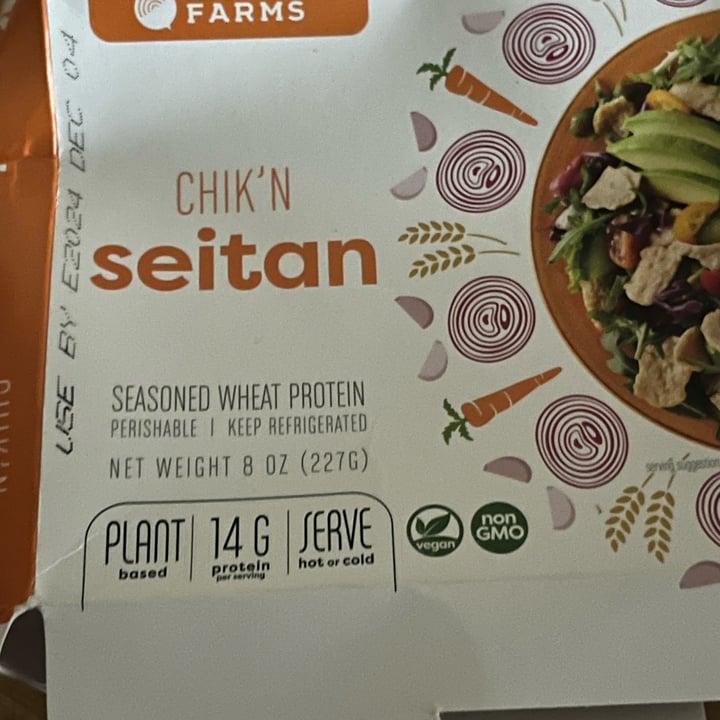 photo of Franklin Farms Chickenless Seitan shared by @nopope2023 on  02 Nov 2024 - review