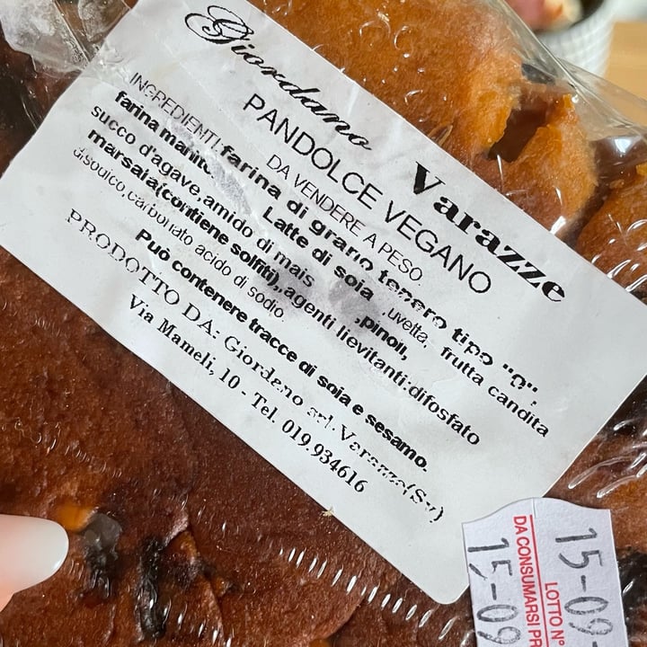 photo of Biscottificio Giordano Pandolce vegano shared by @veganredvelvet on  10 Oct 2025 - review