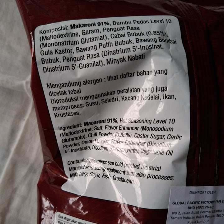 photo of BonCabe Makaroni Krispi level 10 shared by @sadkid08 on  21 Dec 2024 - review
