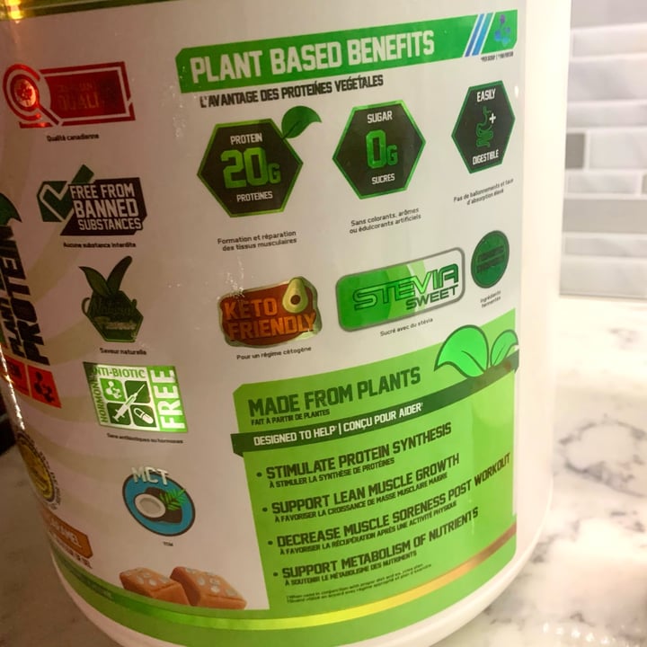 photo of Beyond Yourself Vegan Protein Powder Salted Caramel shared by @veganvanman on  11 May 2024 - review