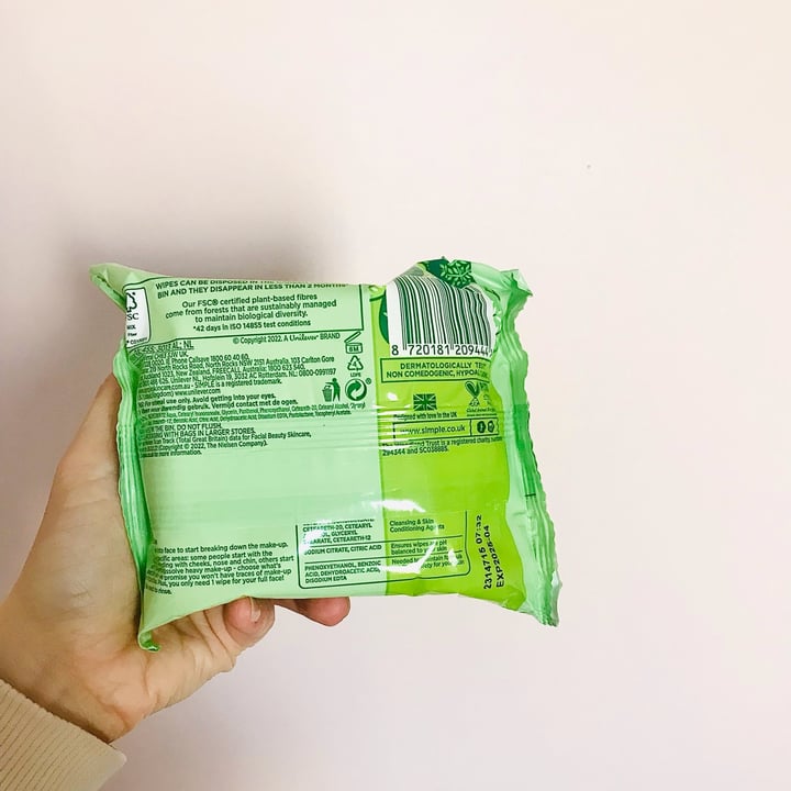 photo of Simple Cleansing Wipes shared by @lil-chickpea on  22 Sep 2023 - review