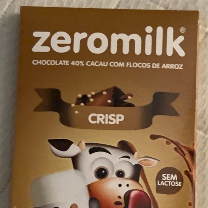 photo of Zeroleite ZEROMILK CRISP 20g - 40% cacau shared by @vimauro on  25 Nov 2023 - review