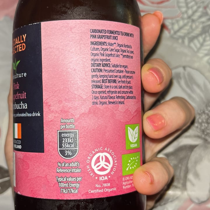 photo of ALDI Specially Selected Kombucha Pink Grapefruit shared by @infinitelove on  01 Feb 2025 - review