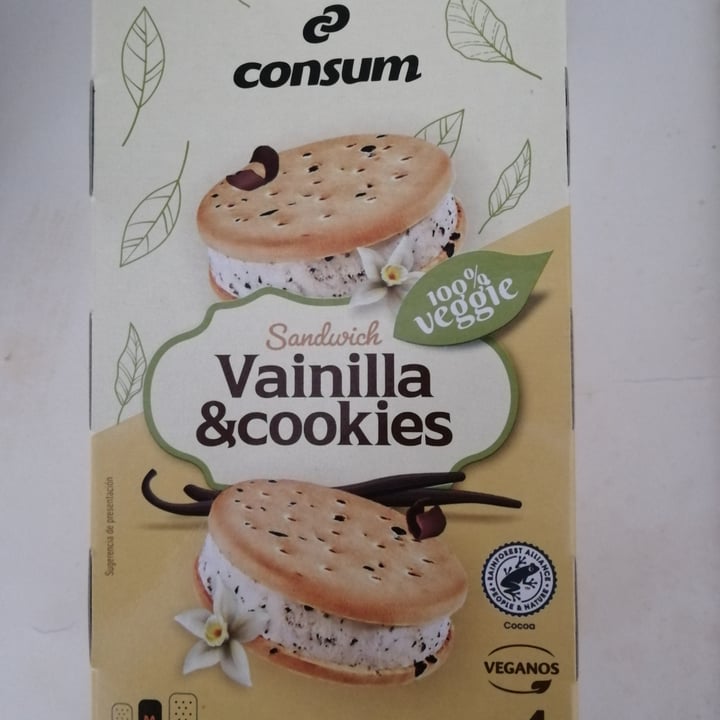 photo of Consum Sandwich vainilla & cookies shared by @ani16 on  25 Mar 2024 - review