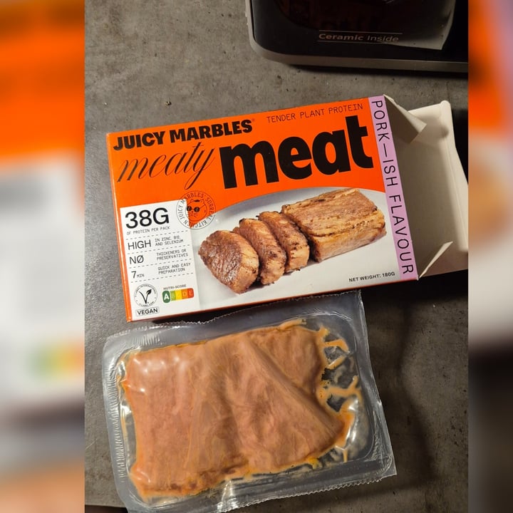 photo of Juicy Marbles Meaty Meat - Pork-ish shared by @robinsorbom on  11 Oct 2025 - review
