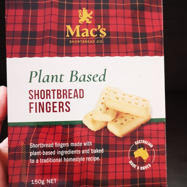 photo of Mac’s Shortbread Co Plant Based Shortbread Fingers shared by @sademosz on  21 Dec 2023 - review