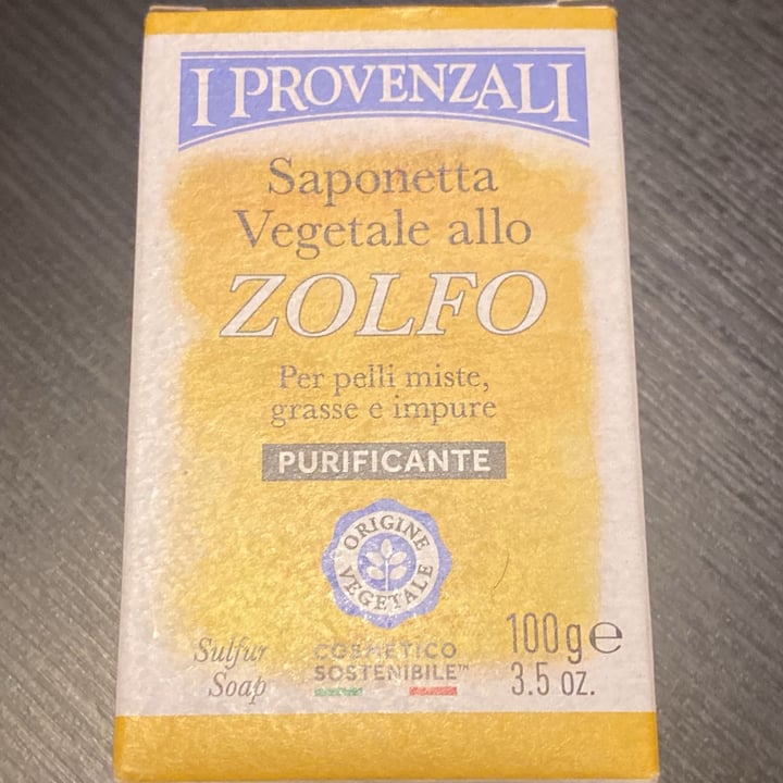 photo of I Provenzali Saponetta Vegetale Allo Zolfo shared by @ema79 on  19 May 2024 - review