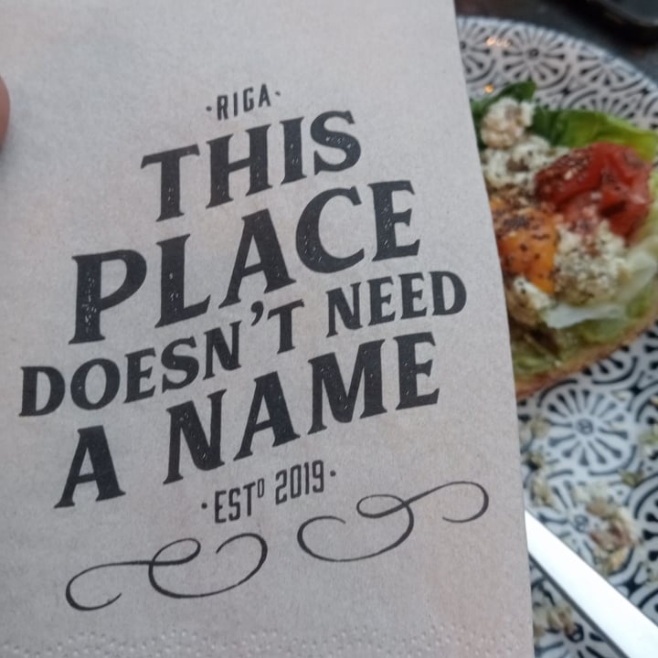 photo of This Place Doesn't Need A Name Avotu toast vegano shared by @sabatoalmercato on  20 Aug 2025 - review
