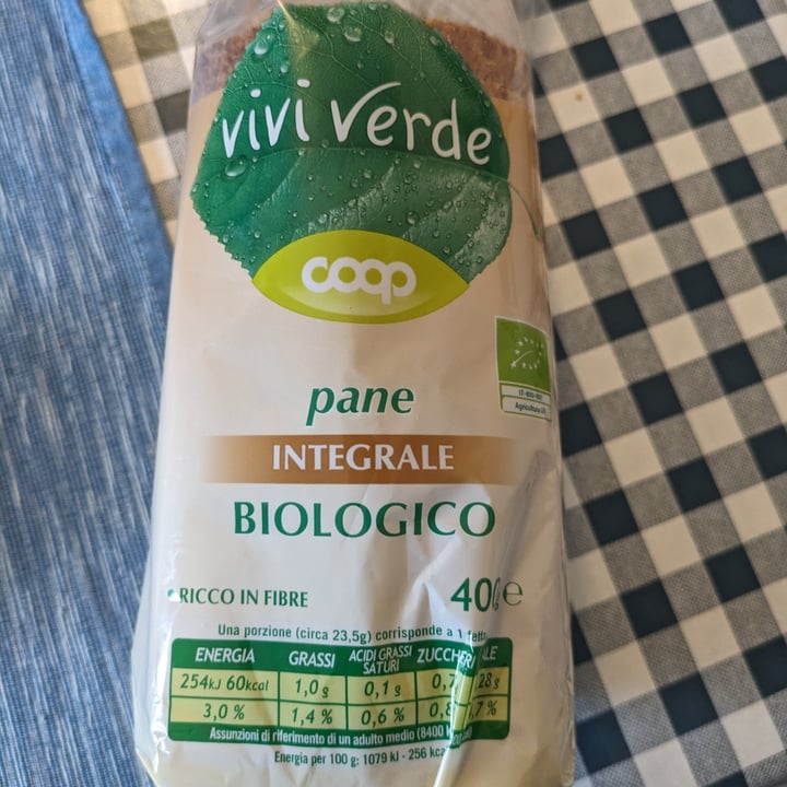 photo of Vivi Verde Coop Pane integrale biologico shared by @annabelecter on  21 Feb 2024 - review