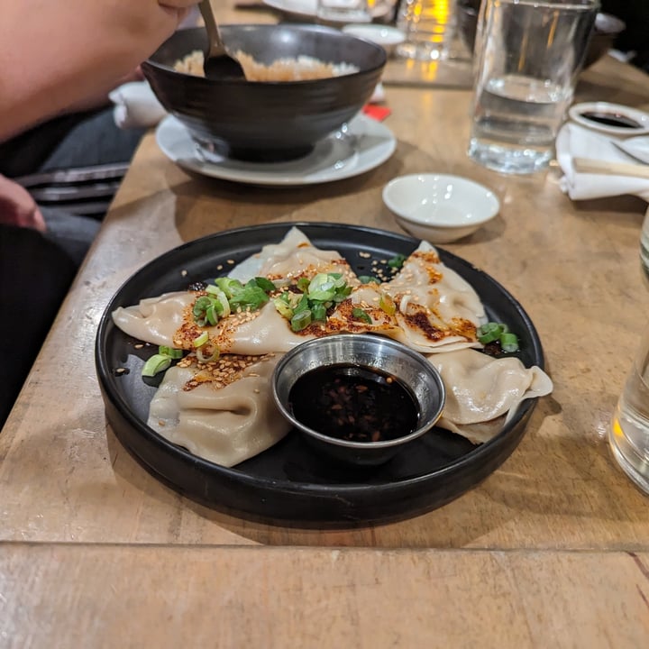 photo of Beyond Sushi (W 37th Street) Ginger “beef” dumplings shared by @kristig on  19 Apr 2024 - review