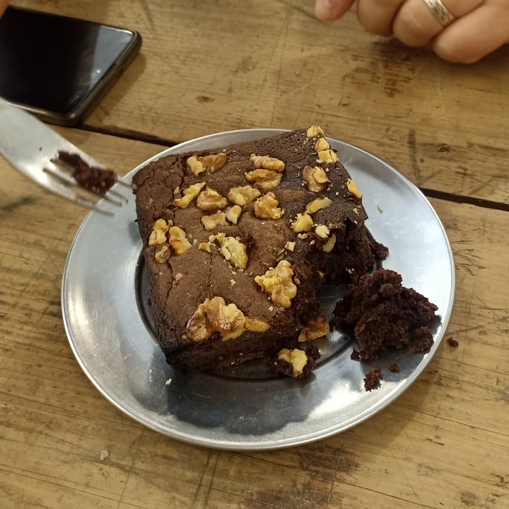 photo of Barro Café Brownie de chocolate y nuez shared by @vikvegan on  02 Oct 2023 - review