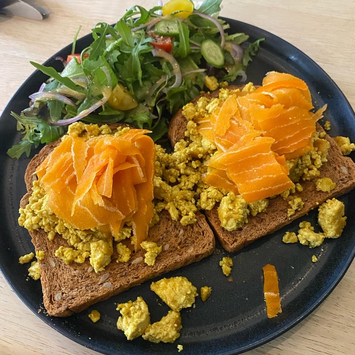 photo of The Garden Cafe & Take Away Tofu Scramble shared by @meganthevegetable on  15 Mar 2024 - review