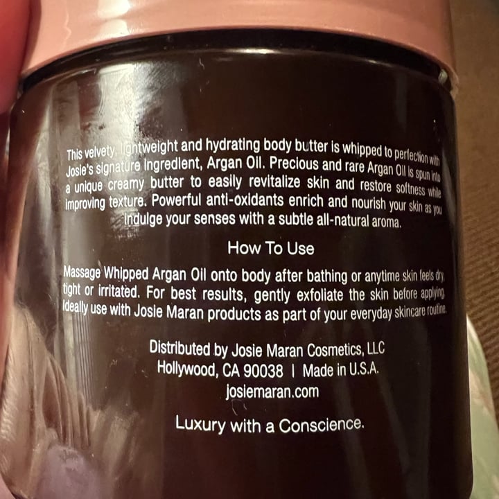 photo of Josie Maran Argan Body Cream shared by @allycat38 on  07 Jul 2024 - review