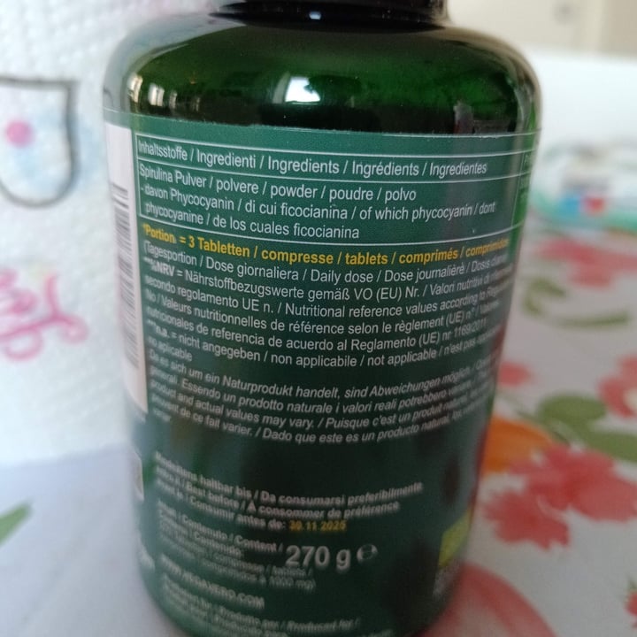 photo of integratori  vegavero Spirulina shared by @barbaraveggie on  22 Mar 2024 - review