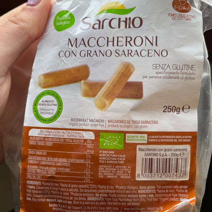photo of Sarchio Maccheroni con grano saraceno shared by @elirecensioni on  09 Mar 2024 - review