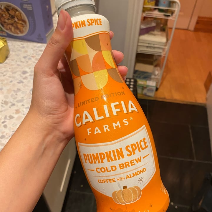 photo of Califia Farms Pumpkin Spice Cold Brew shared by @andreaxolotl on  21 Oct 2023 - review