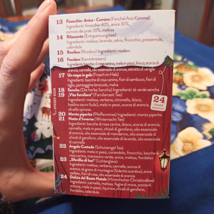 photo of Sonnentor Tisana dell'avvento calendario shared by @b3tty on  05 Dec 2024 - review