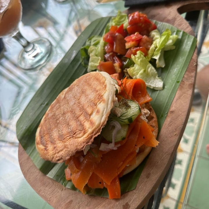 photo of Rimba cafe Vegan Salmon English Muffin shared by @theplamtree on  26 Feb 2024 - review