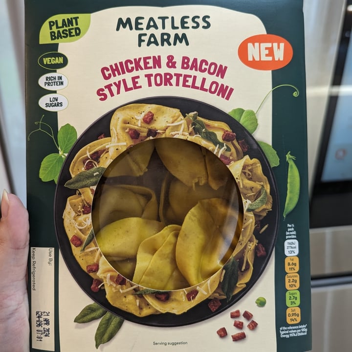 photo of Meatless Farm Chicken & Bacon Style Tortelloni shared by @bethany777 on  18 Apr 2024 - review