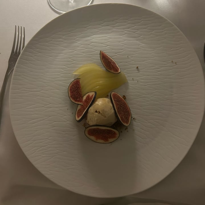 photo of Buckland Manor Poached Pear and Salted Caramel Ice Cream shared by @beckyturner on  30 Sep 2025 - review