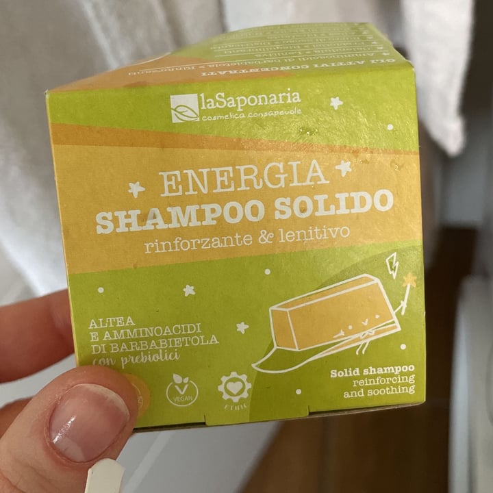 photo of La Saponaria Shampoo solido Energia - rinforzante e lenitivo shared by @caterinacc on  24 Feb 2024 - review