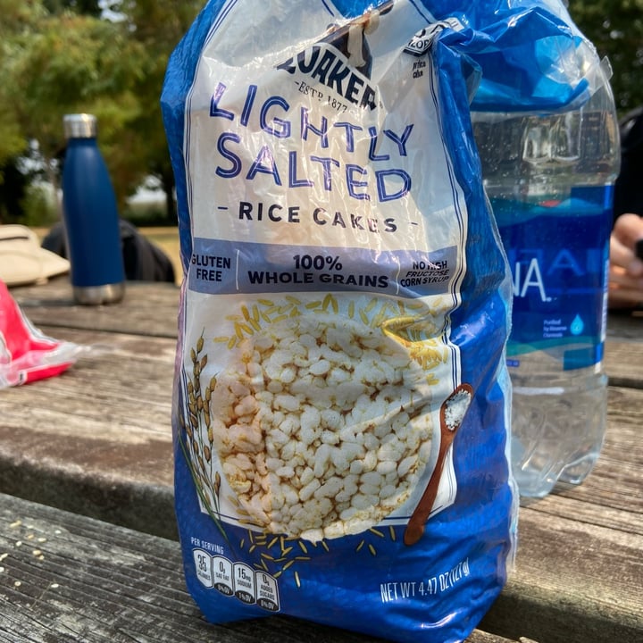 photo of Quaker Slightly Salted Rice Cakes shared by @chiaramauro22 on  28 Aug 2023 - review