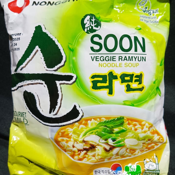 photo of NONGSHIM (농심) Soon Veggie Ramyun shared by @vegetarianne on  07 Sep 2025 - review