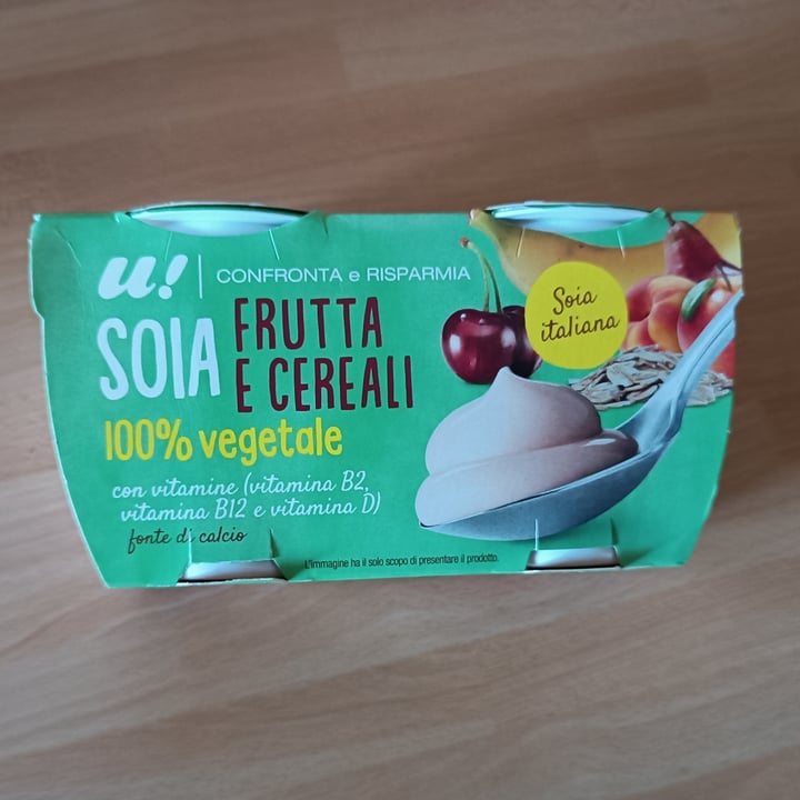photo of U! Yogurt di soia frutta e cereali shared by @nvf02 on  10 Feb 2024 - review