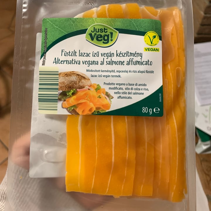 photo of Just Veg! (ALDI Italy) alternativa vegana al salmone affumicato shared by @beatricepaolo on  16 Oct 2023 - review