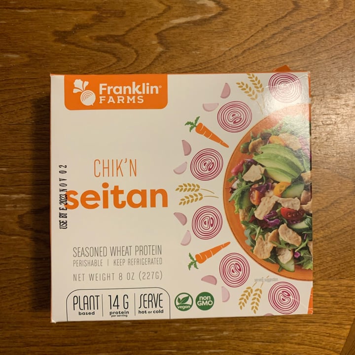Franklin Farms Chickenless Seitan Review abillion