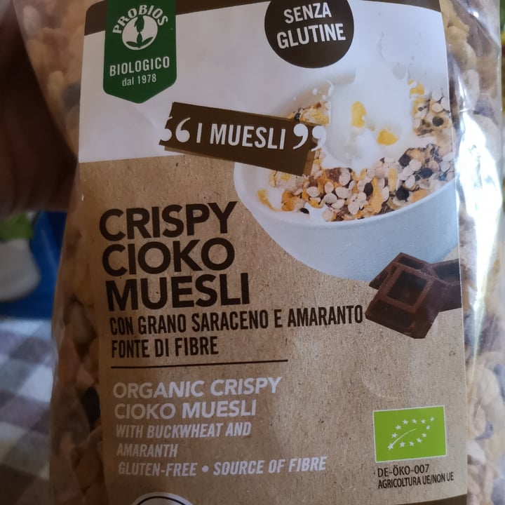 photo of Probios Crispy Choko Muesly - Con Grano Saraceno E Amaranto shared by @sofia94 on  18 Aug 2023 - review