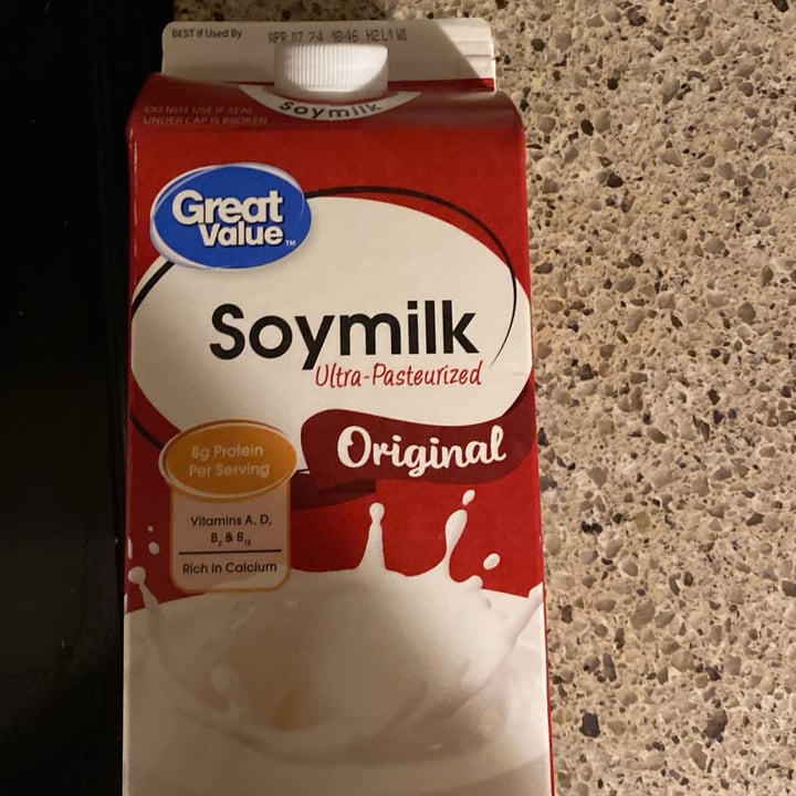 photo of Walmart soymilk shared by @tofumuncher245 on  20 Feb 2024 - review