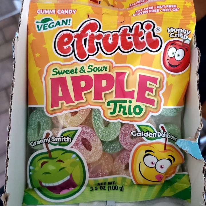photo of Efrutti Sweet And Sour Apple Trio shared by @whatacuriousnotion on  07 Apr 2024 - review
