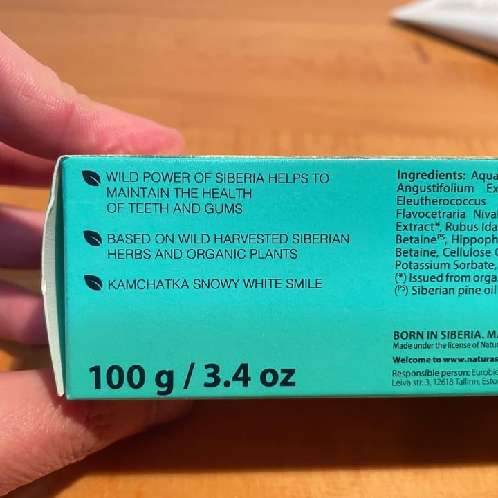 photo of Natura Siberica Kamchatkan Mineral Toothpaste shared by @veronicx on  16 Feb 2024 - review