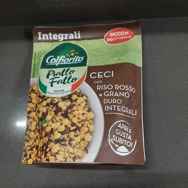 photo of Colfiorito Piatto Fatto Ceci con riso rosso e grano duro integrali shared by @chiaraveg on  28 Jul 2025 - review