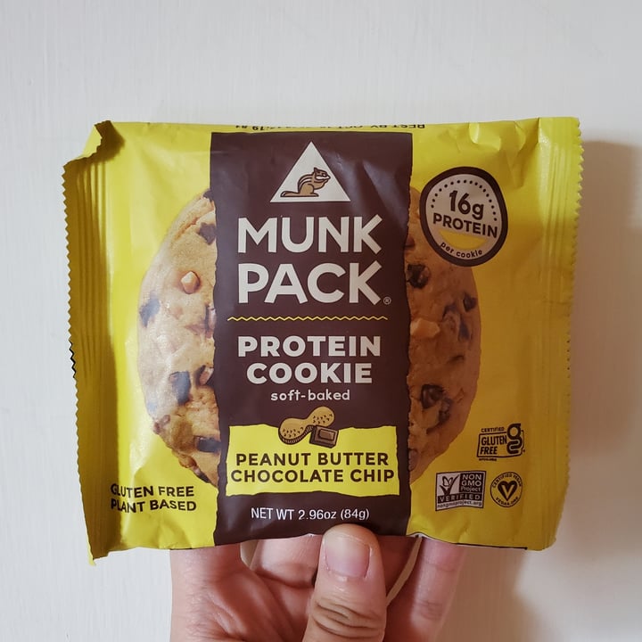 photo of Munk Pack Munk Pack Peanut Butter Chocolate Chip Protein Cookie shared by @moosewong on  08 Oct 2023 - review