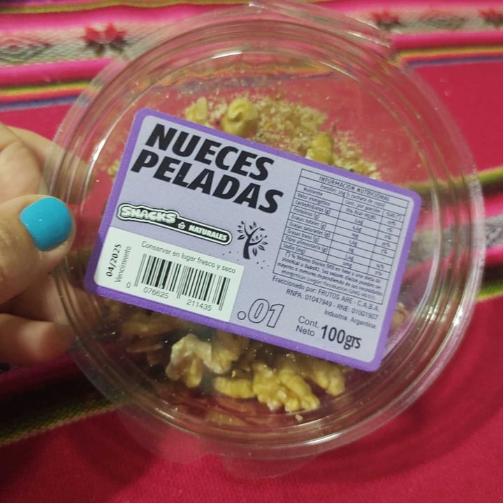photo of Snacks Naturales Nueces Peladas shared by @noeschulz on  13 May 2024 - review